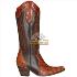 Bota texas amassada cano café sv8959